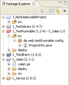 PackageExplorer View